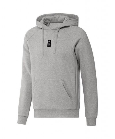 Men's Heathered Gray Charlotte FC Travel Raglan Pullover Hoodie $41.40 Sweatshirt