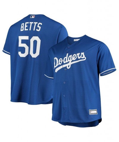 Men's Mookie Betts Royal Los Angeles Dodgers Big and Tall Replica Player Jersey $45.50 Jersey