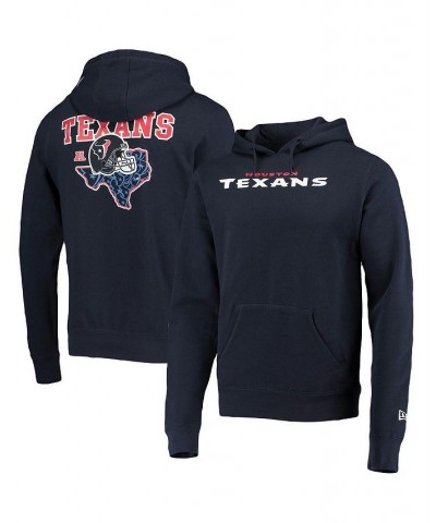 Men's Navy Houston Texans Local Pack Pullover Hoodie $28.29 Sweatshirt