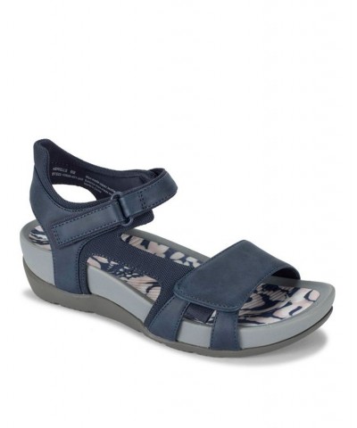 Women's Abrielle Sporty Sandals Blue $38.27 Shoes