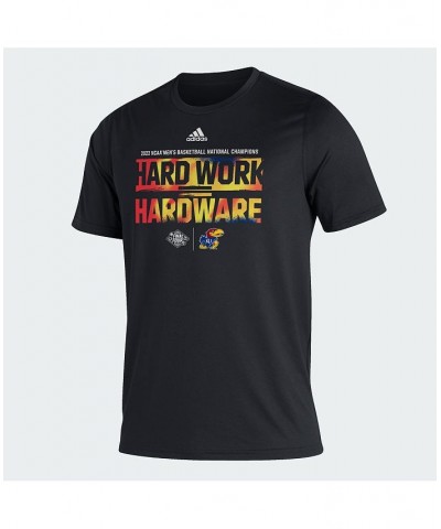 adidas Men's Black Kansas Jayhawks 2022 NCAA Men's Basketball Tournament March Madness National Champions T-Shirt $15.68 T-Sh...