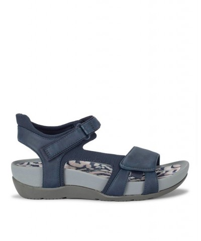 Women's Abrielle Sporty Sandals Blue $38.27 Shoes