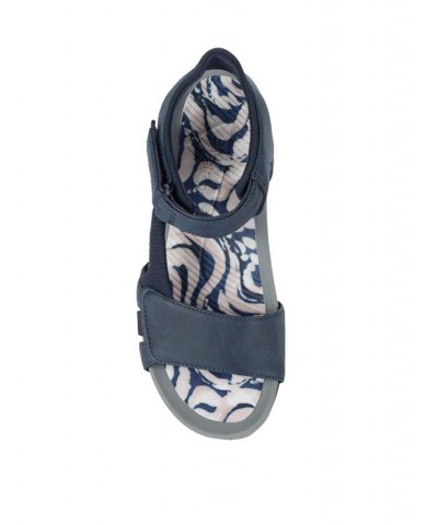 Women's Abrielle Sporty Sandals Blue $38.27 Shoes