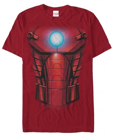 Marvel Men's Comic Collection Iron Mans Suit Upgraded Short Sleeve T-Shirt Red $19.59 T-Shirts