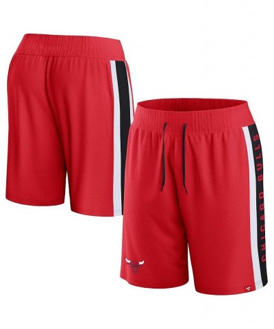 Men's Branded Red Chicago Bulls Referee Iconic Mesh Shorts $20.00 Shorts