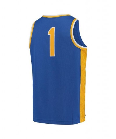 Men's 1 Royal Pitt Panthers Team Replica Basketball Jersey $42.30 Jersey