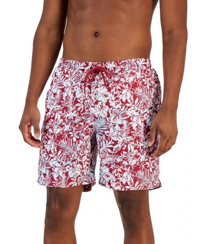 Men's Mahalo Floral Swim Trunks White $12.99 Swimsuits