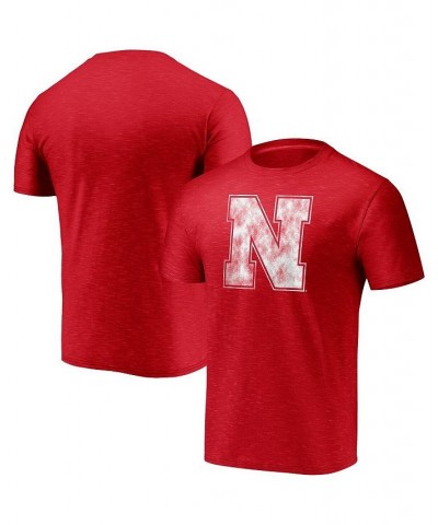 Men's Scarlet Nebraska Huskers Classic Primary Logo Space-Dye T-shirt $11.48 T-Shirts