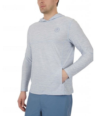 Men's Wayfinder Sun Protection Hoodie Blue $27.99 Sweatshirt