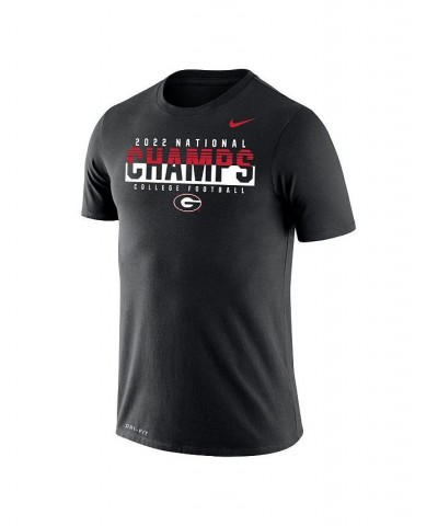 Men's Black Georgia Bulldogs College Football Playoff 2022 National Champions Legend Performance T-shirt $25.99 T-Shirts