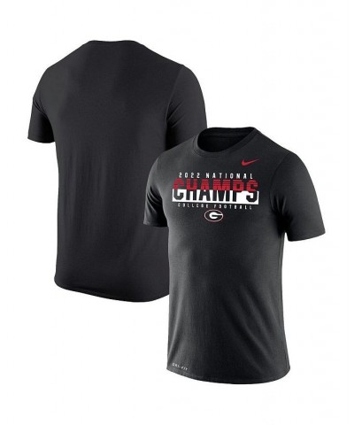 Men's Black Georgia Bulldogs College Football Playoff 2022 National Champions Legend Performance T-shirt $25.99 T-Shirts