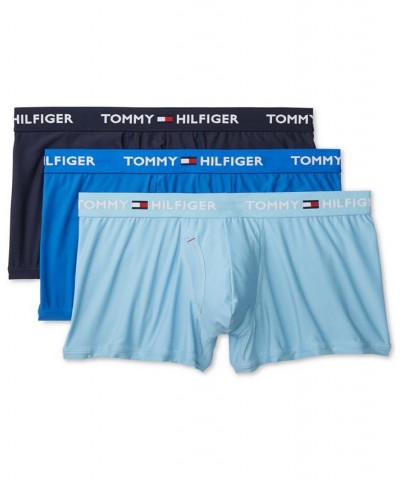 Men's 3-Pk. Everyday Microfiber Trunks Blue $19.59 Underwear