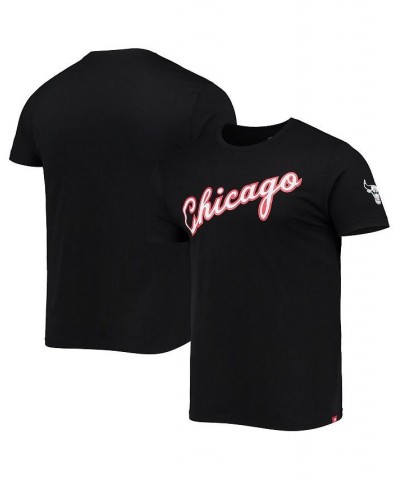 Unisex Black Chicago Bulls 2021/22 City Edition Comfy Tri Blend T-shirt $18.00 T-Shirts