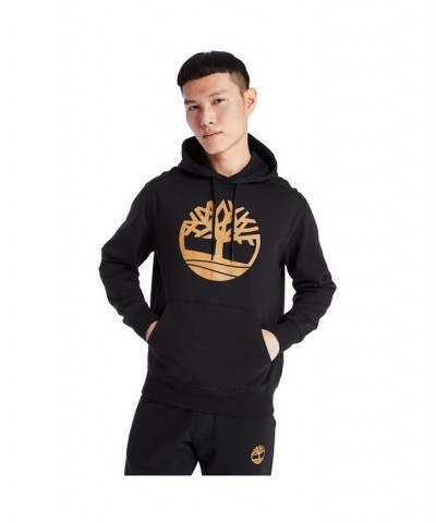 Men's Core Regular-Fit Logo Hoodie Black $32.90 Sweatshirt