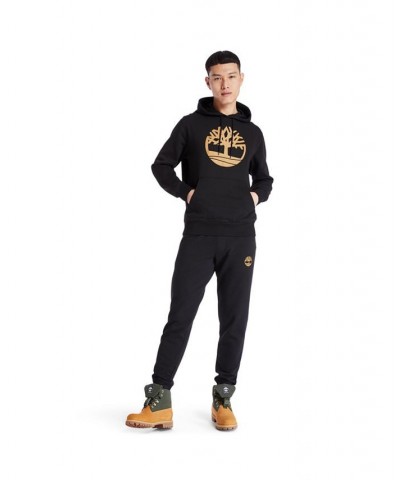 Men's Core Regular-Fit Logo Hoodie Black $32.90 Sweatshirt