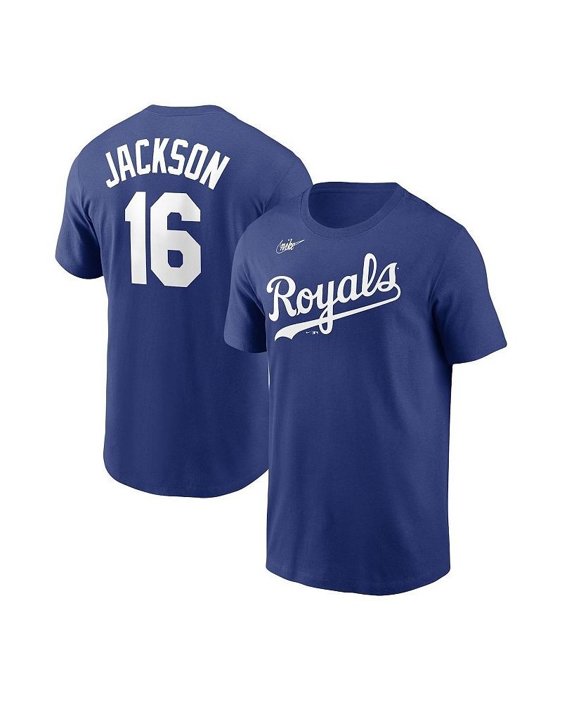 Men's Bo Jackson Royal Kansas City Royals Cooperstown Collection Name & Number T-shirt $21.50 T-Shirts