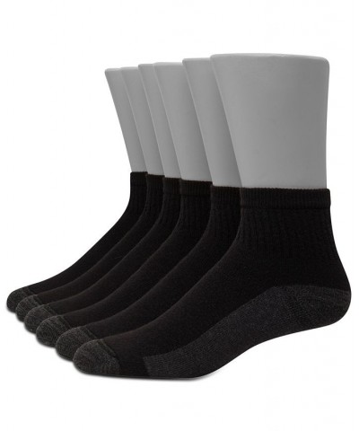 Men's 6-Pk. Ultimate Xtemp Ultra Cushion Ankle Socks Black $10.91 Socks