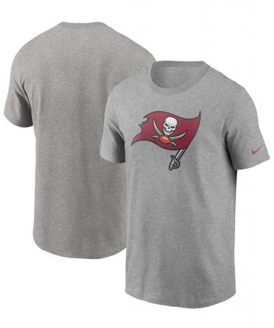 Men's Heathered Gray Tampa Bay Buccaneers Primary Logo T-shirt $21.59 T-Shirts