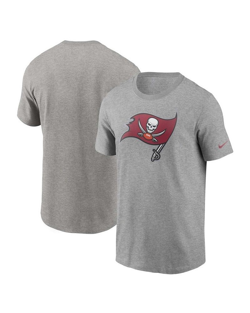 Men's Heathered Gray Tampa Bay Buccaneers Primary Logo T-shirt $21.59 T-Shirts