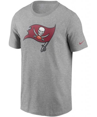 Men's Heathered Gray Tampa Bay Buccaneers Primary Logo T-shirt $21.59 T-Shirts