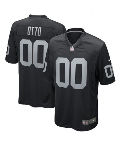 Men's Jim Otto Black Las Vegas Raiders Game Retired Player Jersey $57.40 Jersey