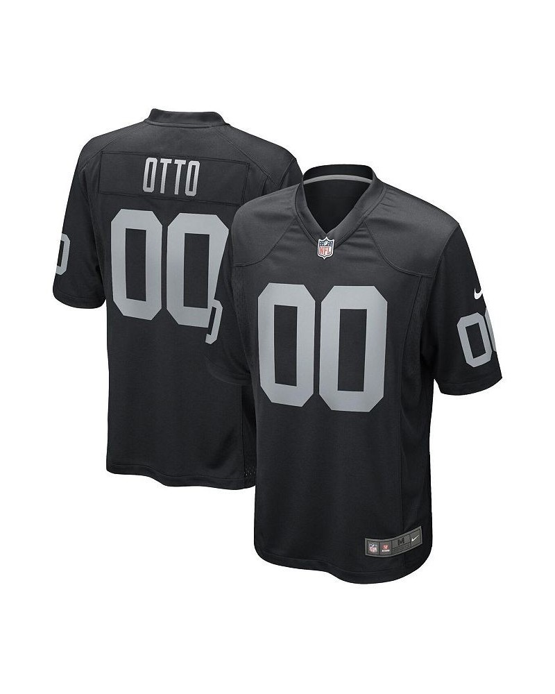 Men's Jim Otto Black Las Vegas Raiders Game Retired Player Jersey $57.40 Jersey