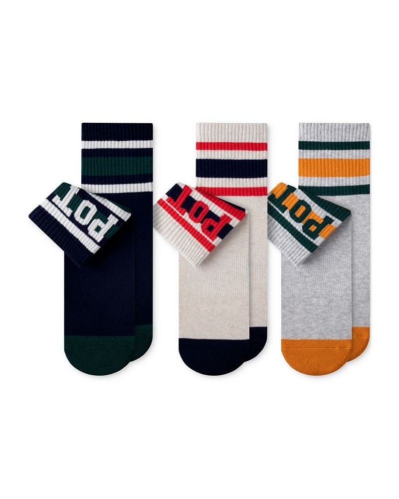 Men's 3-Pk. Dream Team Cushion Ankle Socks Blue $12.00 Socks