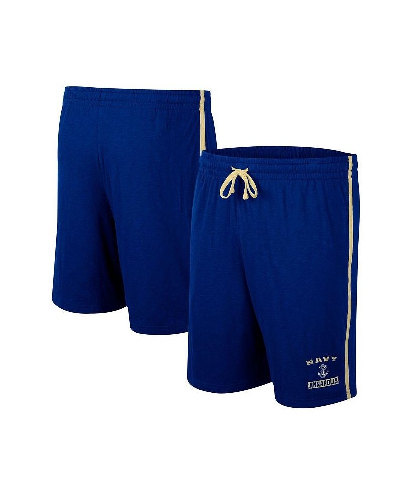 Men's Navy Navy Midshipmen Thunder Slub Shorts $16.20 Shorts