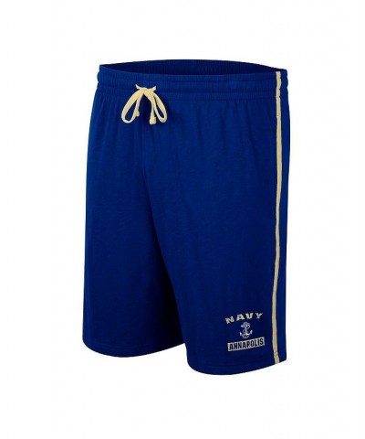 Men's Navy Navy Midshipmen Thunder Slub Shorts $16.20 Shorts