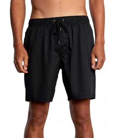 Men's Solid Opposites Elastic 2 Shorts Black $19.80 Swimsuits