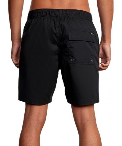 Men's Solid Opposites Elastic 2 Shorts Black $19.80 Swimsuits