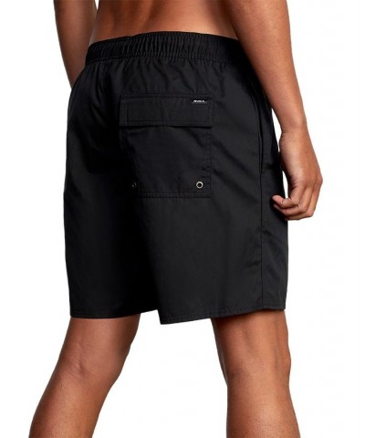 Men's Solid Opposites Elastic 2 Shorts Black $19.80 Swimsuits