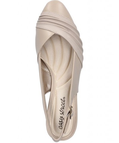 Women's Bates Slingback Pumps Ivory/Cream $32.20 Shoes