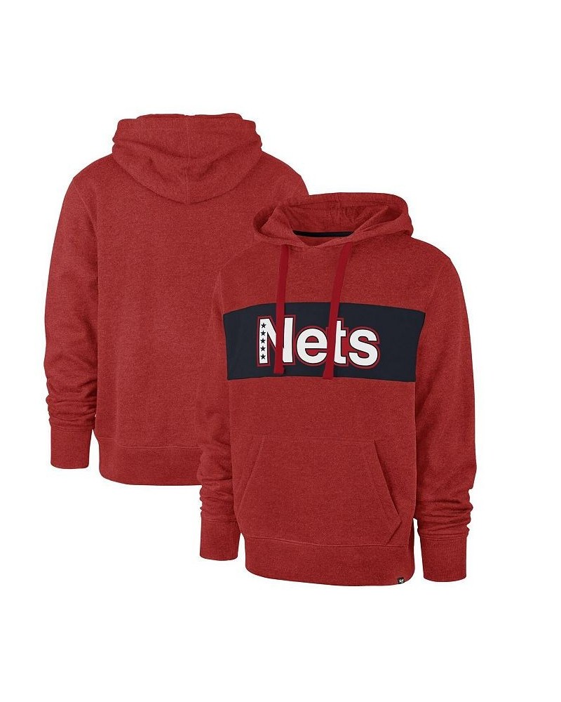 Men's Red Brooklyn Nets 2021/22 City Edition Wordmark Chest Pass Pullover Hoodie $23.20 Sweatshirt