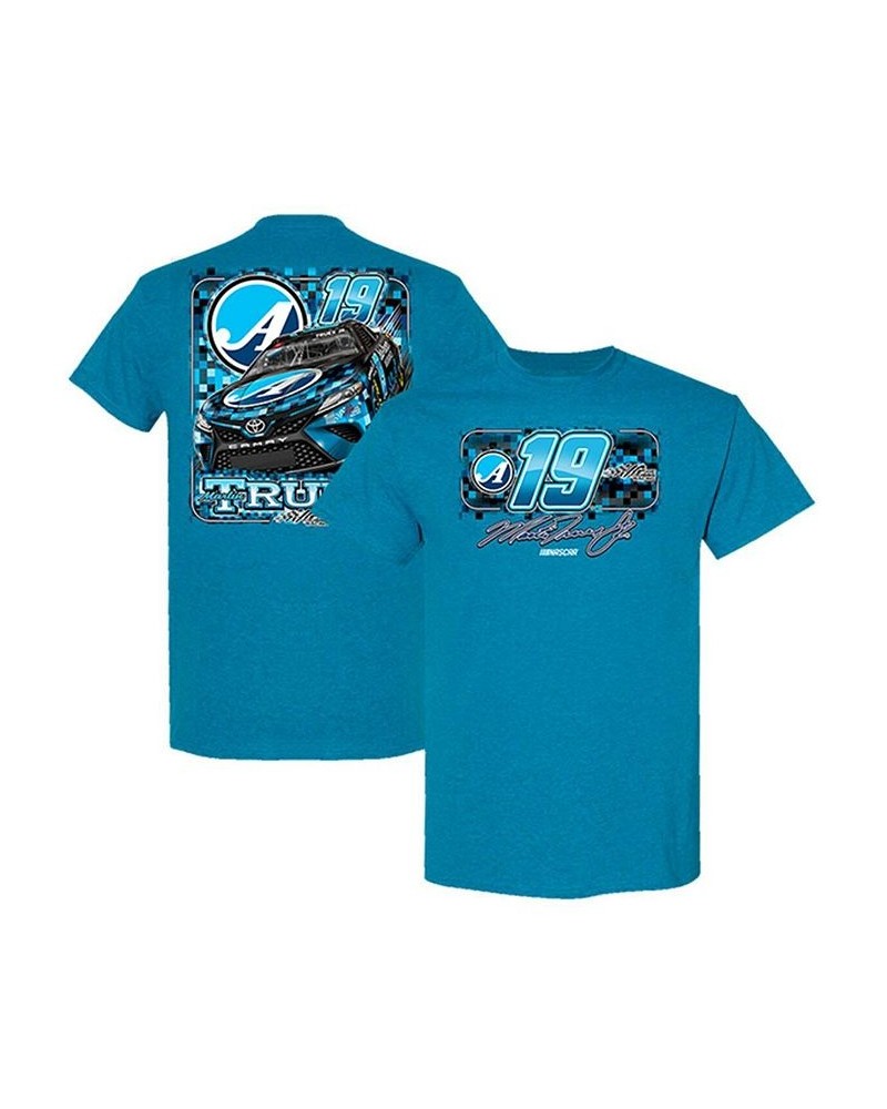 Men's Aqua Martin Truex Jr 2023 19 Auto-Owners Insurance T-shirt $21.19 T-Shirts