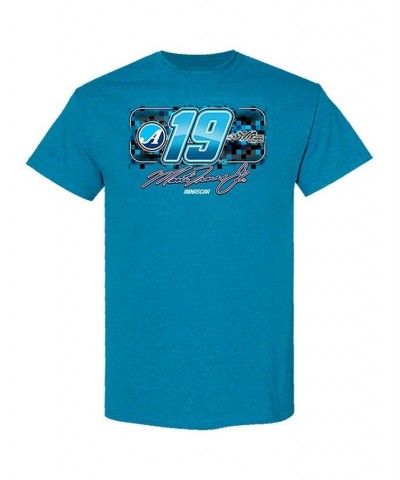 Men's Aqua Martin Truex Jr 2023 19 Auto-Owners Insurance T-shirt $21.19 T-Shirts