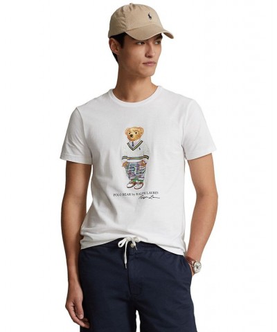 Men's Classic-Fit Polo Bear Jersey T-Shirt White $41.34 T-Shirts