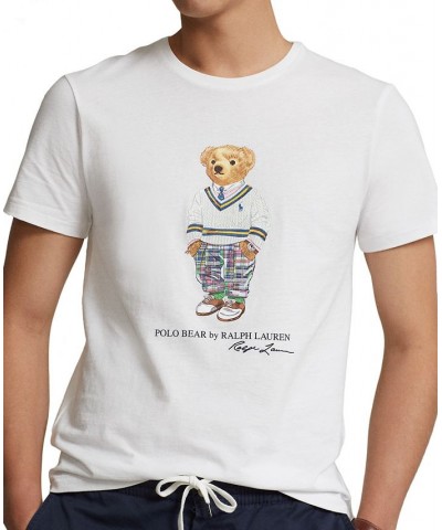 Men's Classic-Fit Polo Bear Jersey T-Shirt White $41.34 T-Shirts