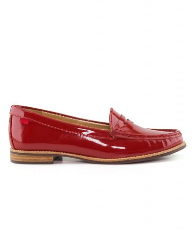 Women's East Village Loafers Red $67.65 Shoes