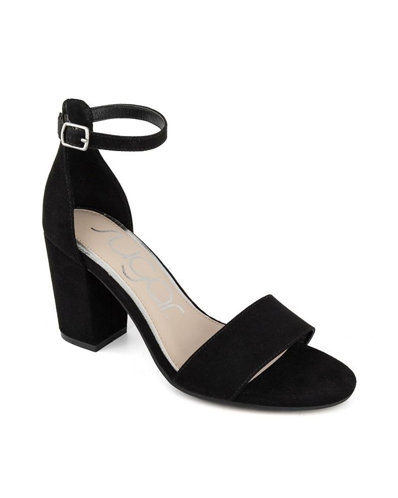 Women's Machelene Dress Heel Sandals Black $34.45 Shoes