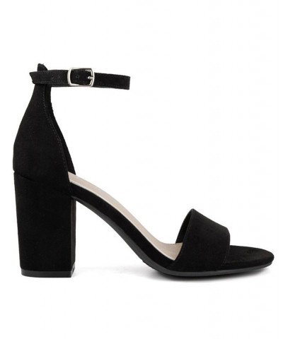 Women's Machelene Dress Heel Sandals Black $34.45 Shoes