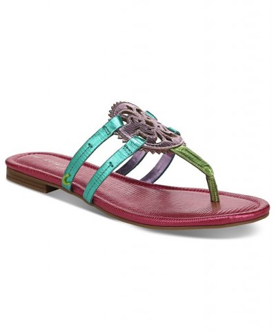 Women's Canyon Medallion Flat Sandals PD05 $32.43 Shoes