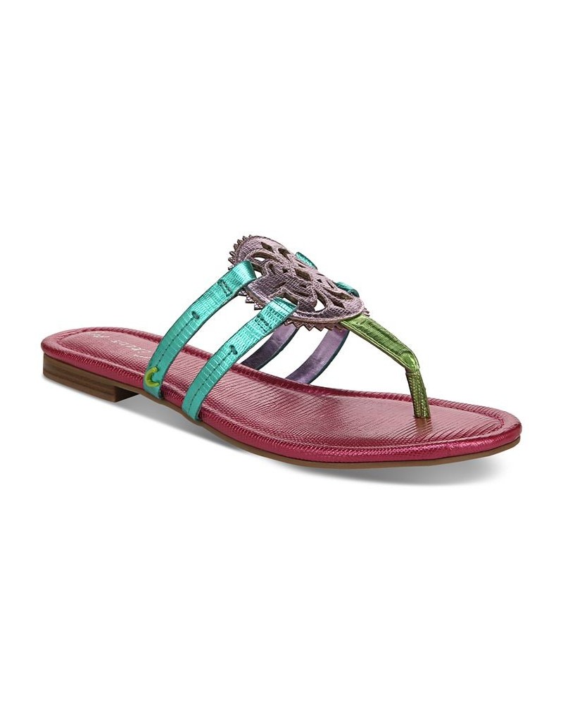 Women's Canyon Medallion Flat Sandals PD05 $32.43 Shoes