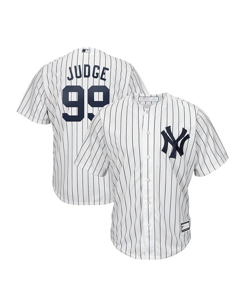 Men's Aaron Judge White New York Yankees Big and Tall Replica Player Jersey $57.20 Jersey