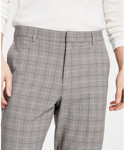 Men's Modern-Fit TH Flex Stretch Plaid Dress Pants PD03 $26.40 Pants