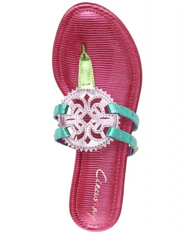 Women's Canyon Medallion Flat Sandals PD05 $32.43 Shoes