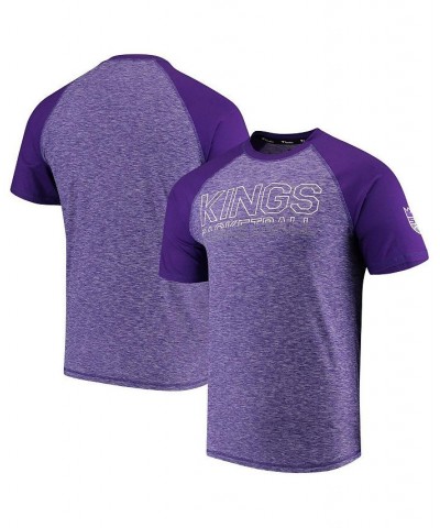 Men's Branded Purple Sacramento Kings Made to Move Static Raglan Performance T-shirt $14.76 T-Shirts