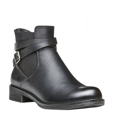 Women's Tatum Fashion Ankle Booties Black $56.33 Shoes