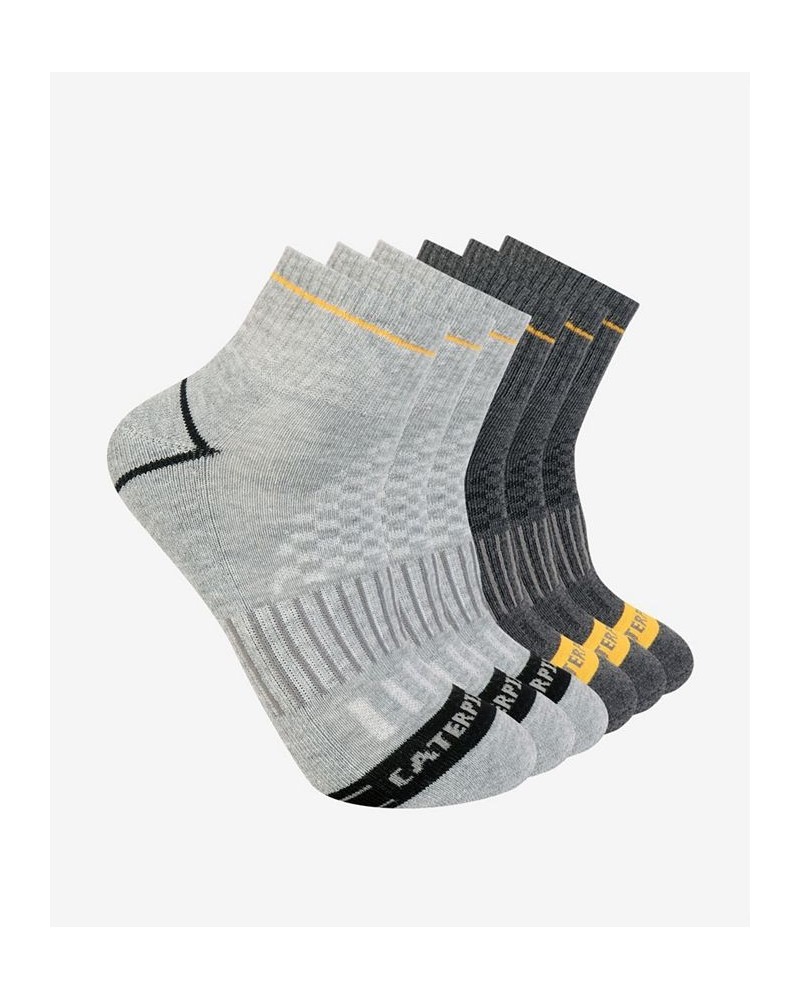 Men's Half Cushion Quarter Socks, Pack of 6 Multi $16.20 Socks