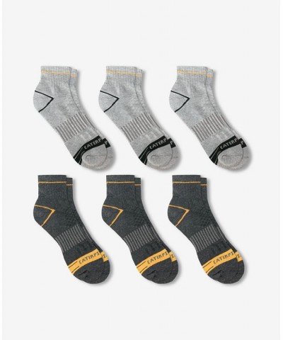 Men's Half Cushion Quarter Socks, Pack of 6 Multi $16.20 Socks